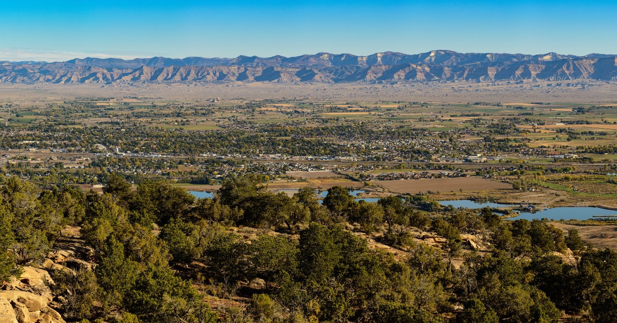 Fruita Colorado aerial view