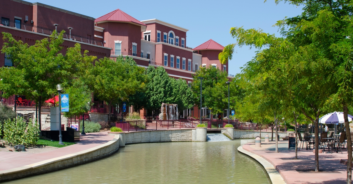 Riverwalk in Pueblo, Colorado 