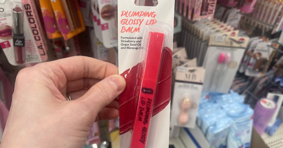 b pure plumping glossy lip balm