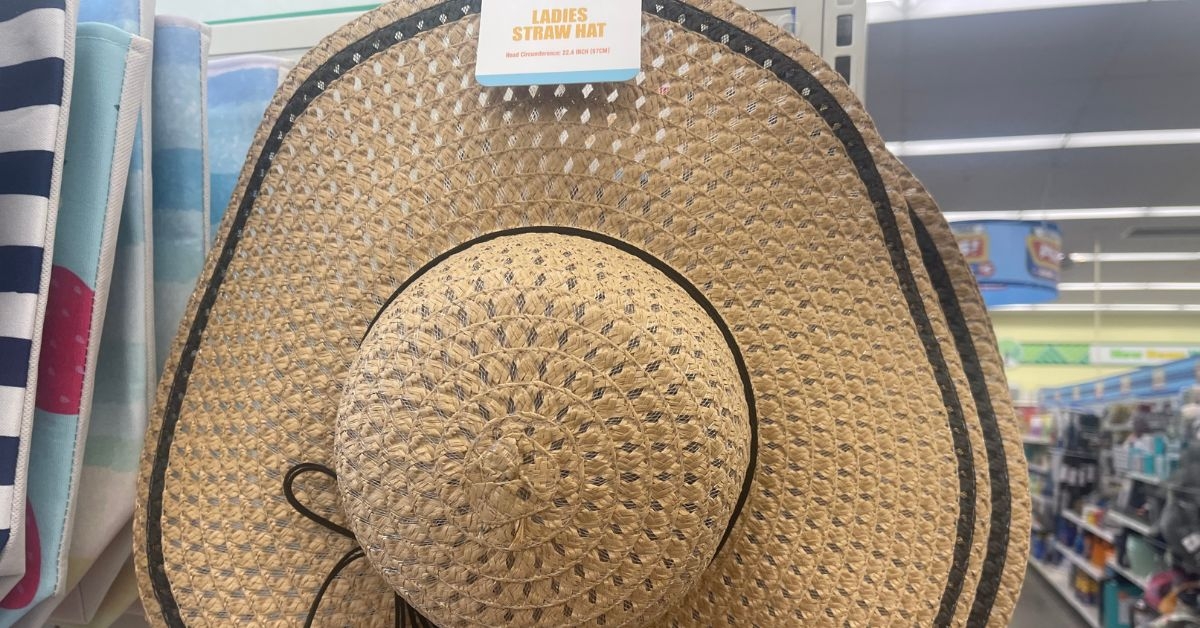 ladies straw hat