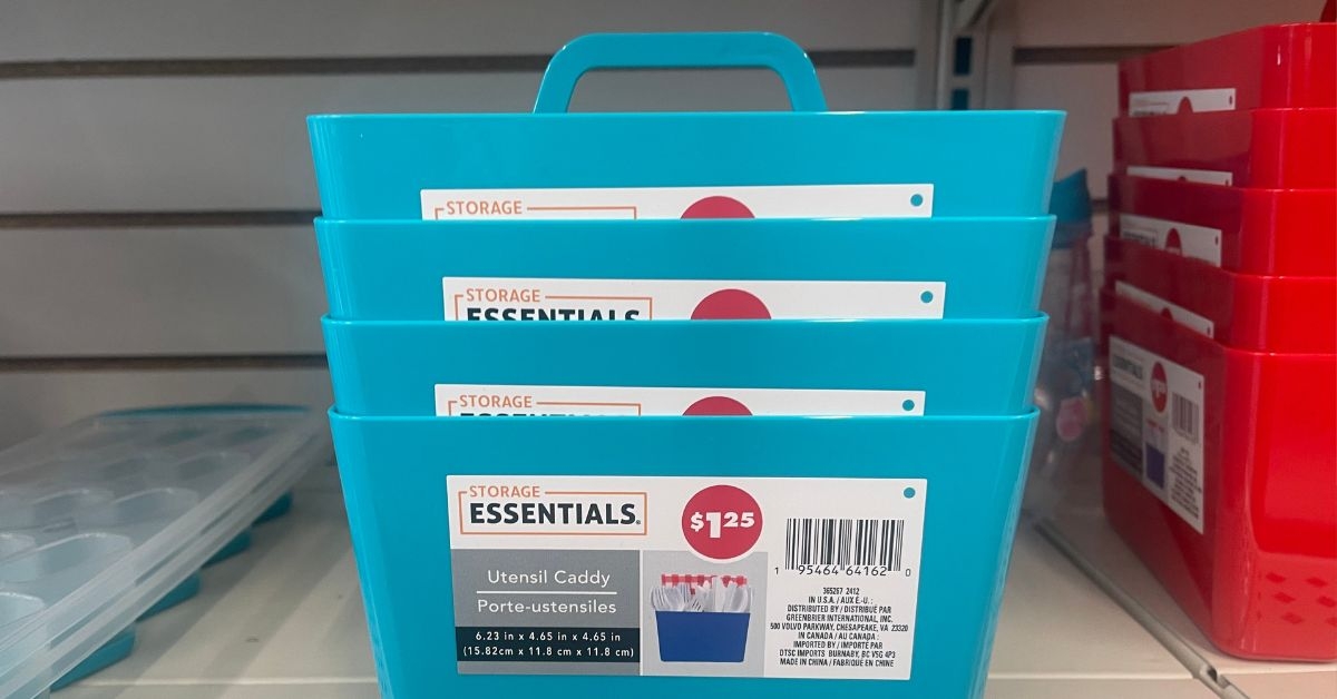 storage essentials utensil caddy