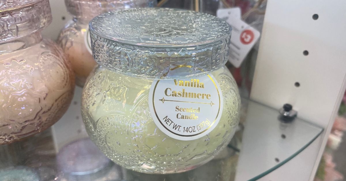 vanilla cashmere scented candle