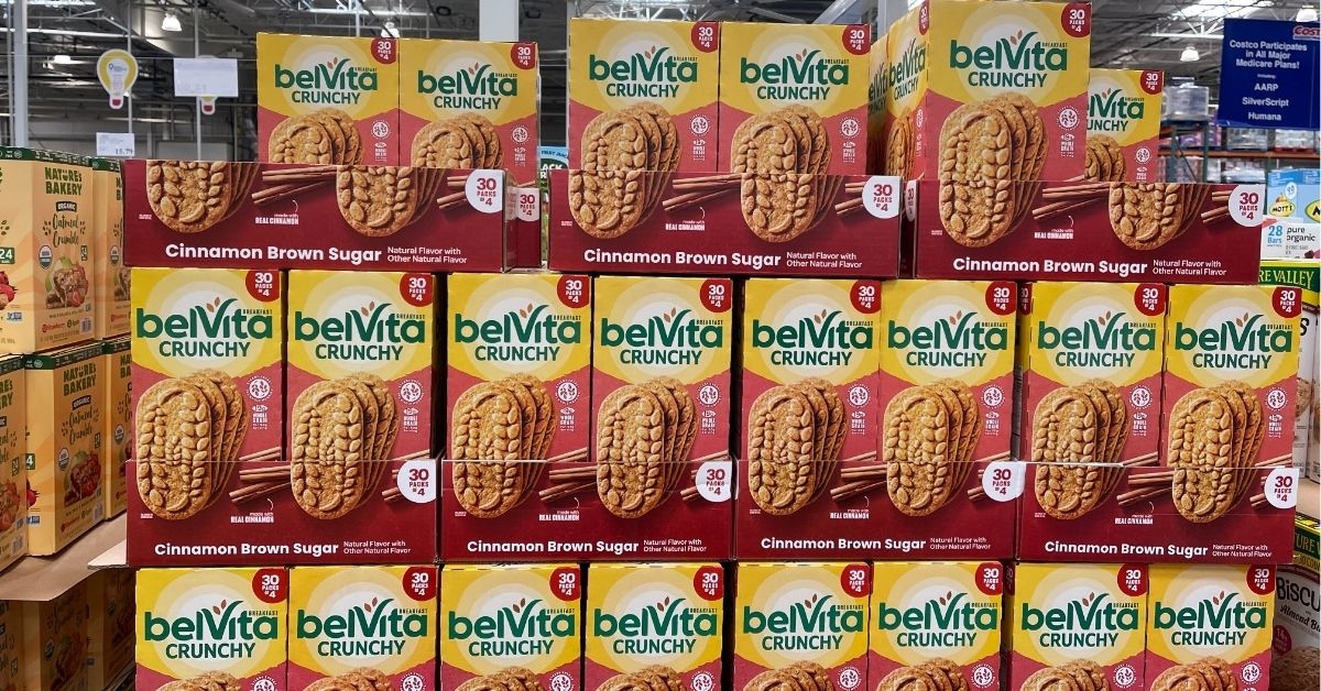belvita crunchy cinnamon brown sugar breakfast biscuits
