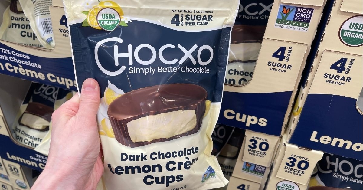 chocxo dark chocolate lemon creme cups