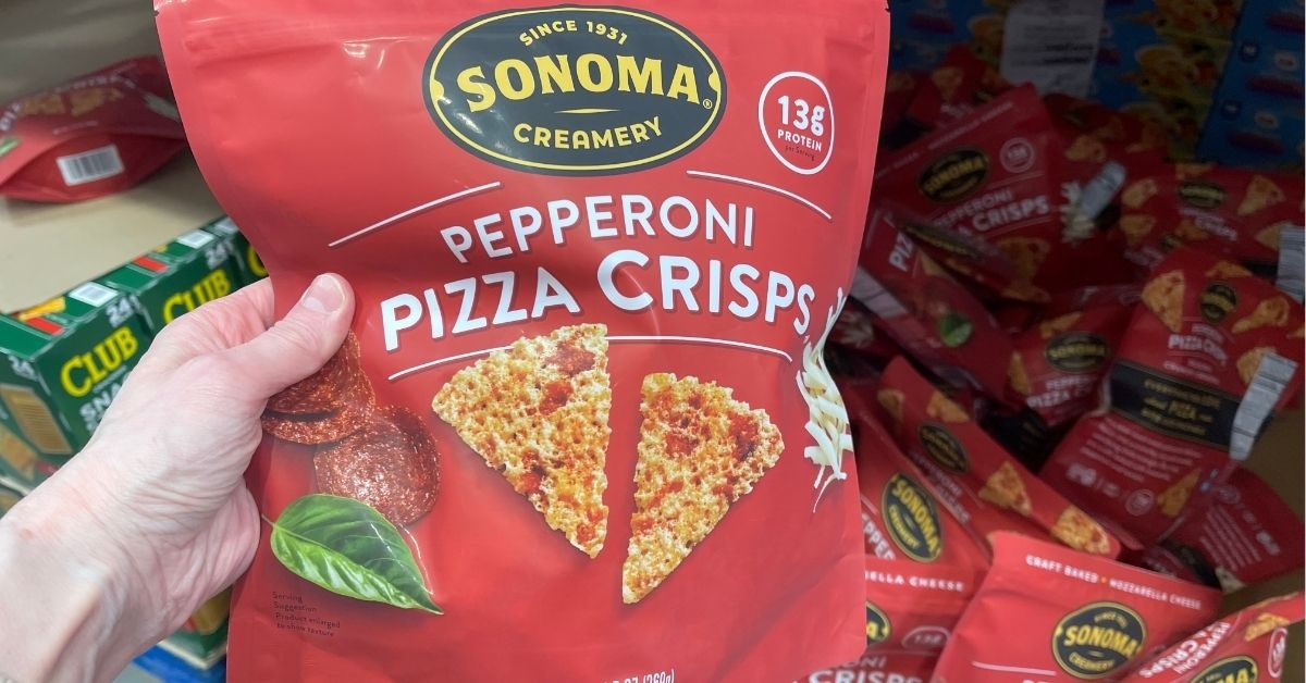 sonoma creamery pepperoni pizza crisps
