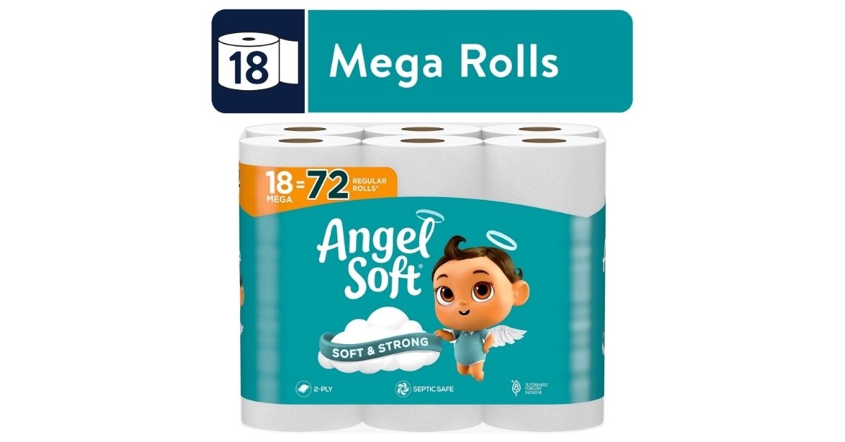 angel soft 2 ply toilet paper