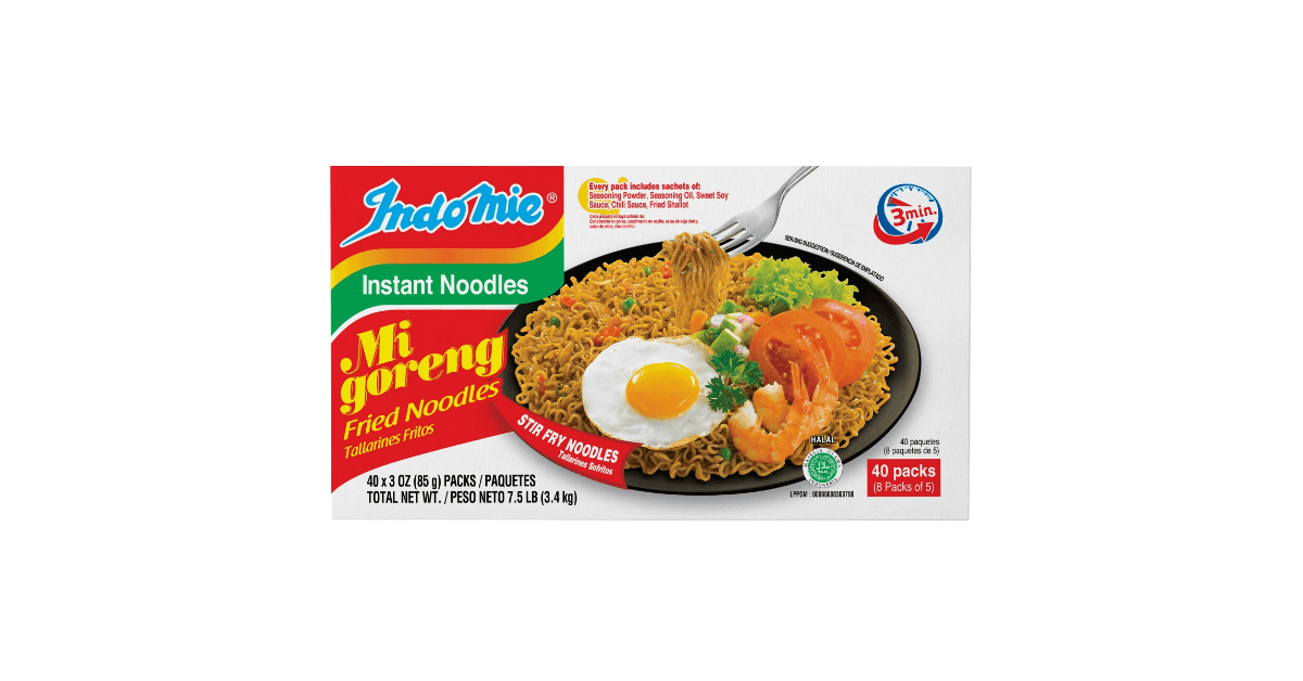 Indomie Mi Goreng Instant Fried Noodles
