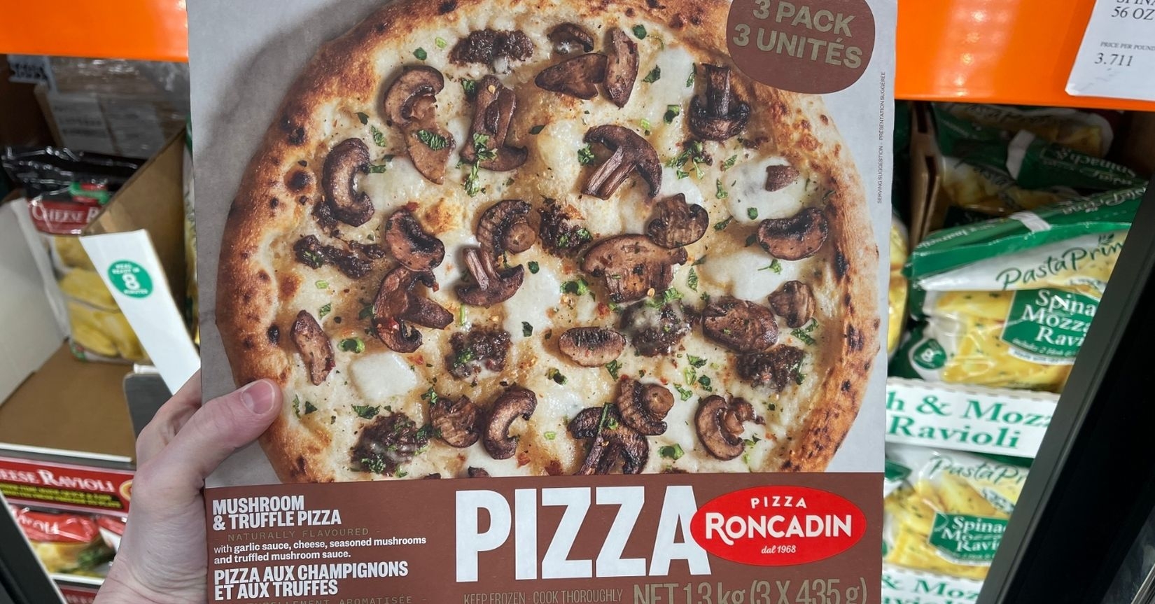 roncadin mushroom and truffle pizza