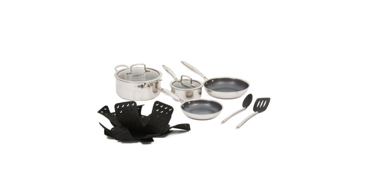 stainless steel cookware set