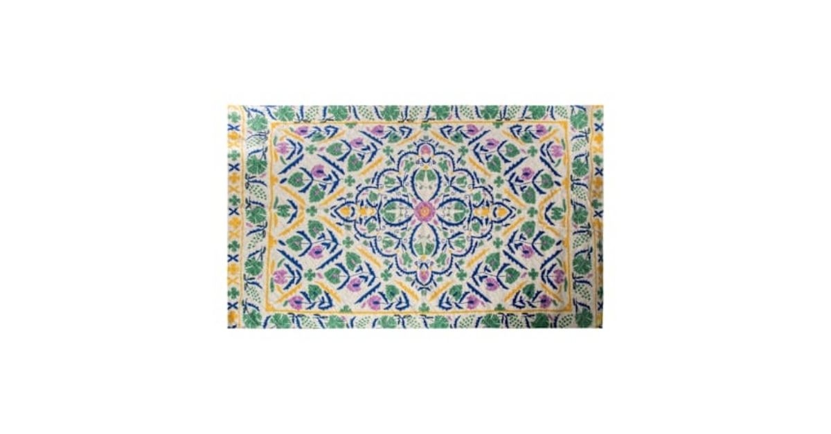 Cotton printed rug