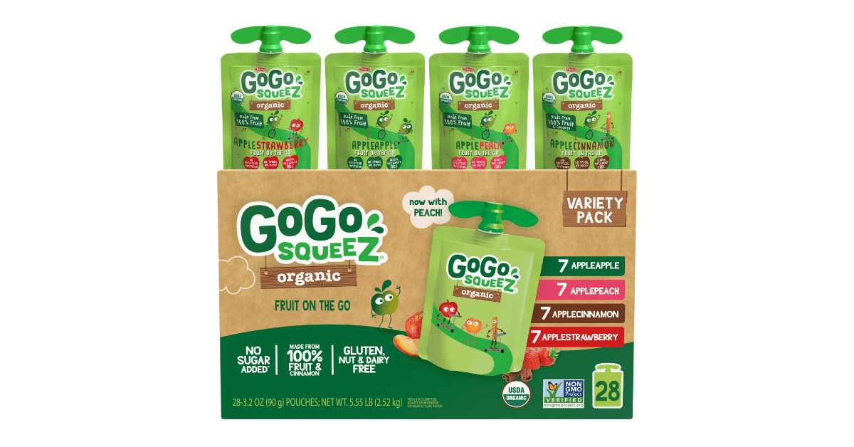 GoGo SqueeZ, Organic Applesauce