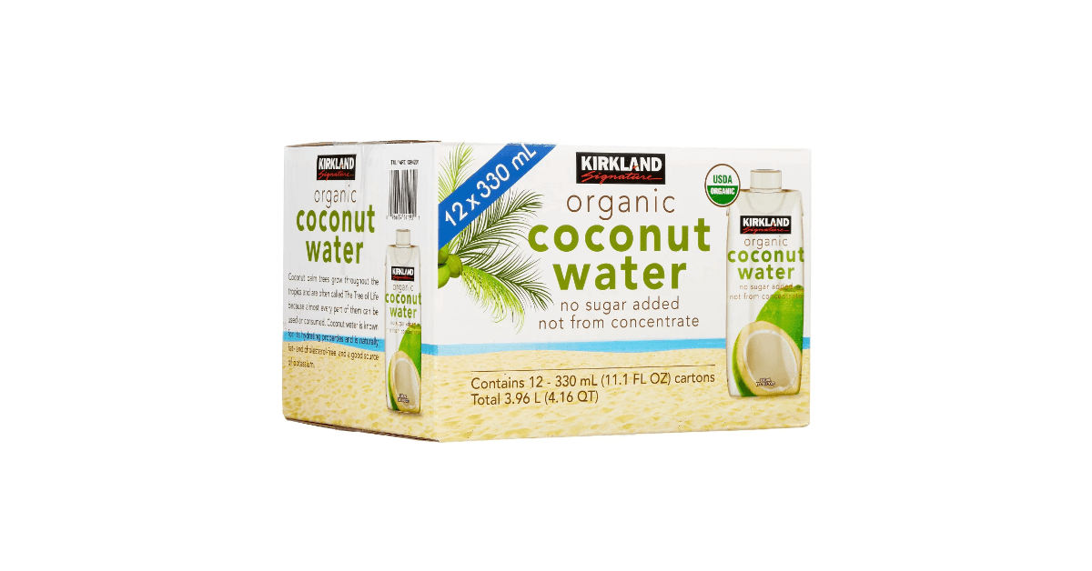 Kirkland Signature Organic Coconut Water