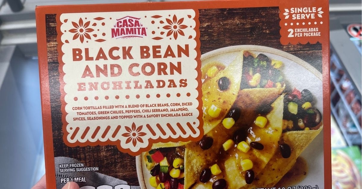 casa mamita black bean and corn enchiladas