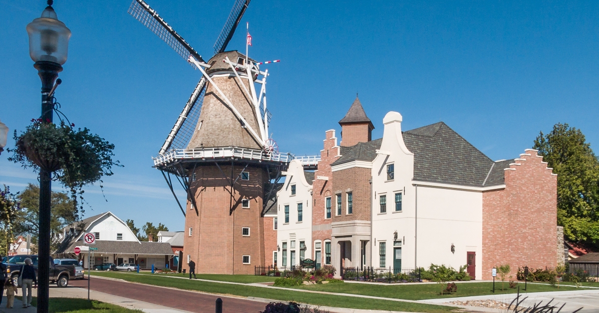 Windmill at Dutch village Pella