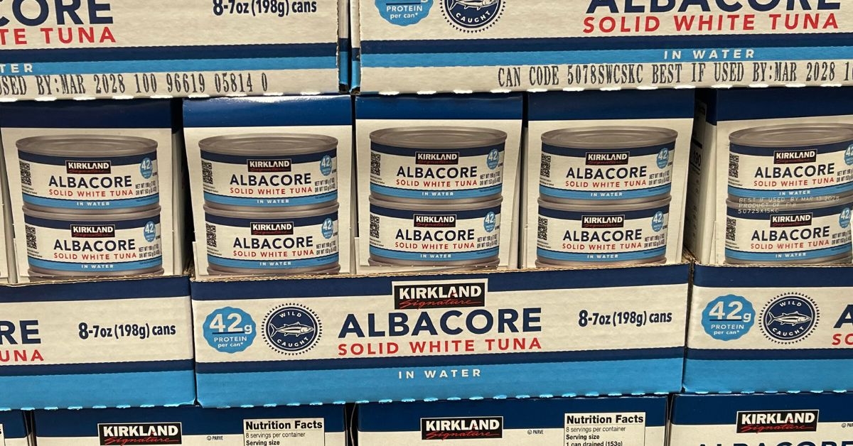 a pile of albacore tuna