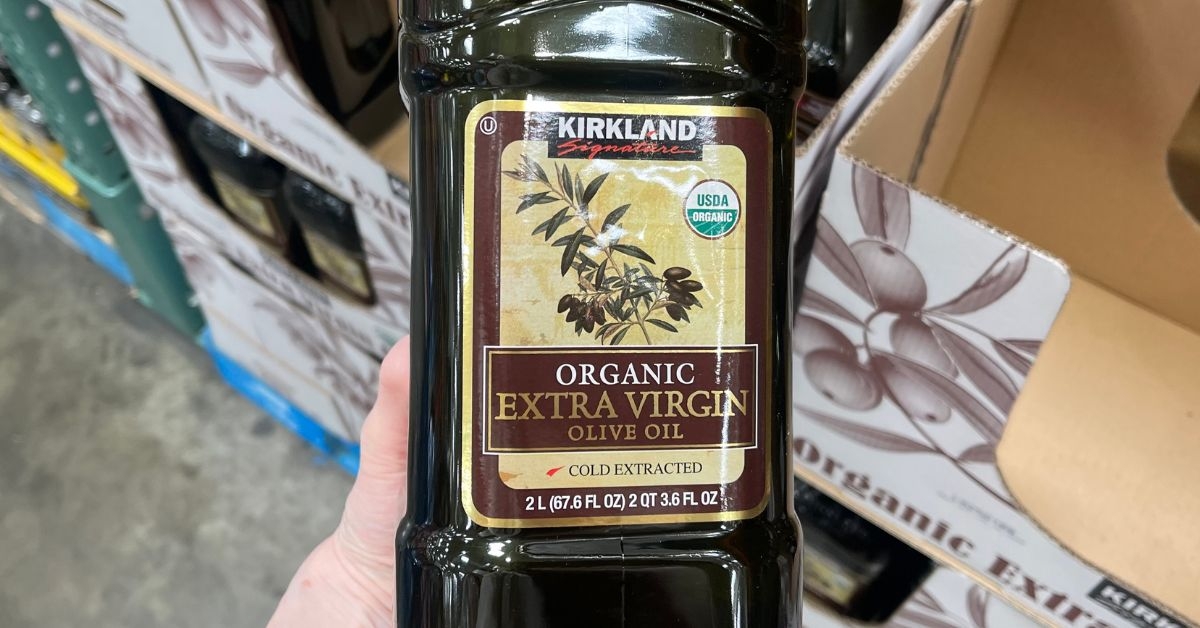 olive oil in a bottle