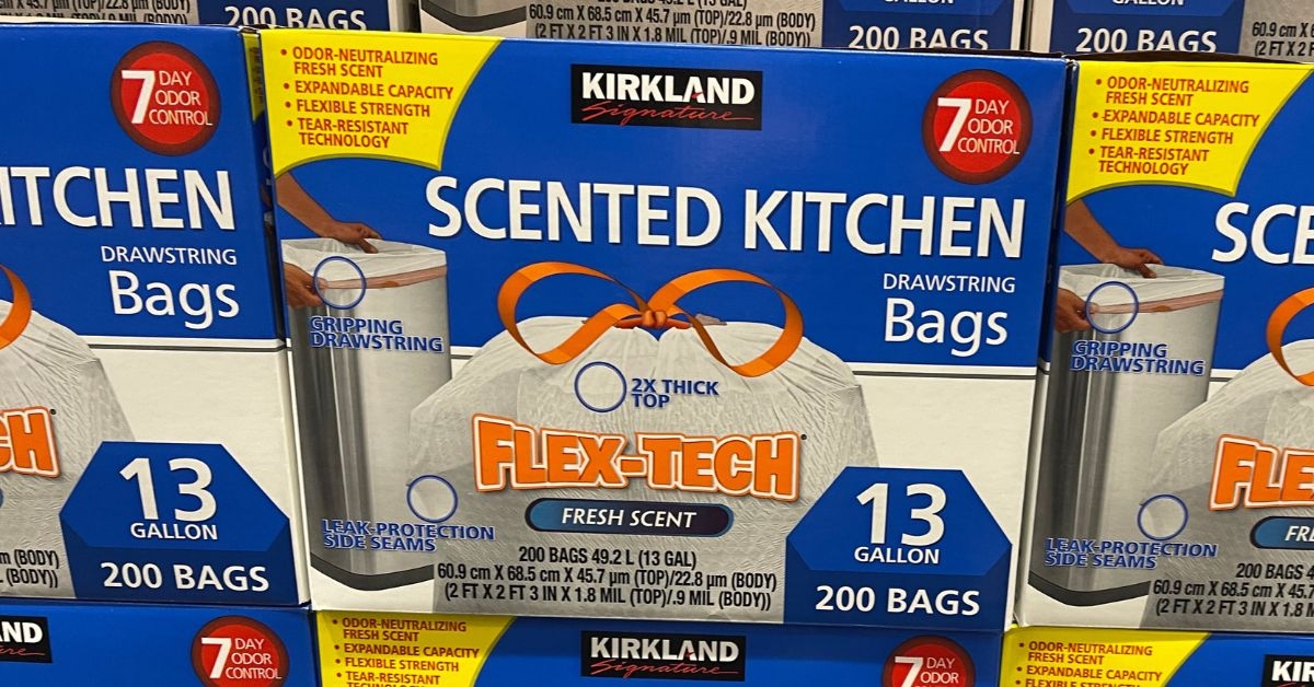 flex tech scented kitchen bags