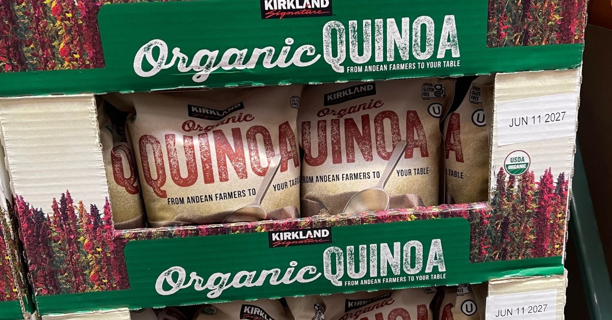 pack of organic quinoa