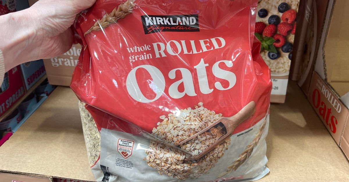 a pack of rolled oats