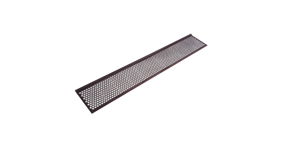 brown vinyl gutter cover
