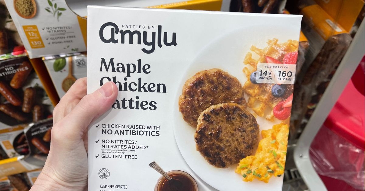 amylu maple chicken sausage patties
