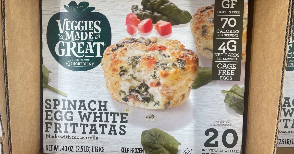 veggies made great spinach egg white frittatas