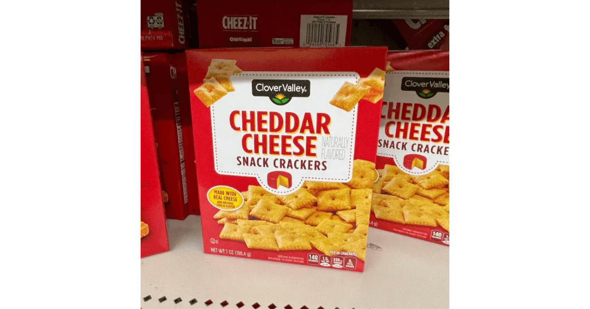 Clover Valley Cheddar Cheese Crackers