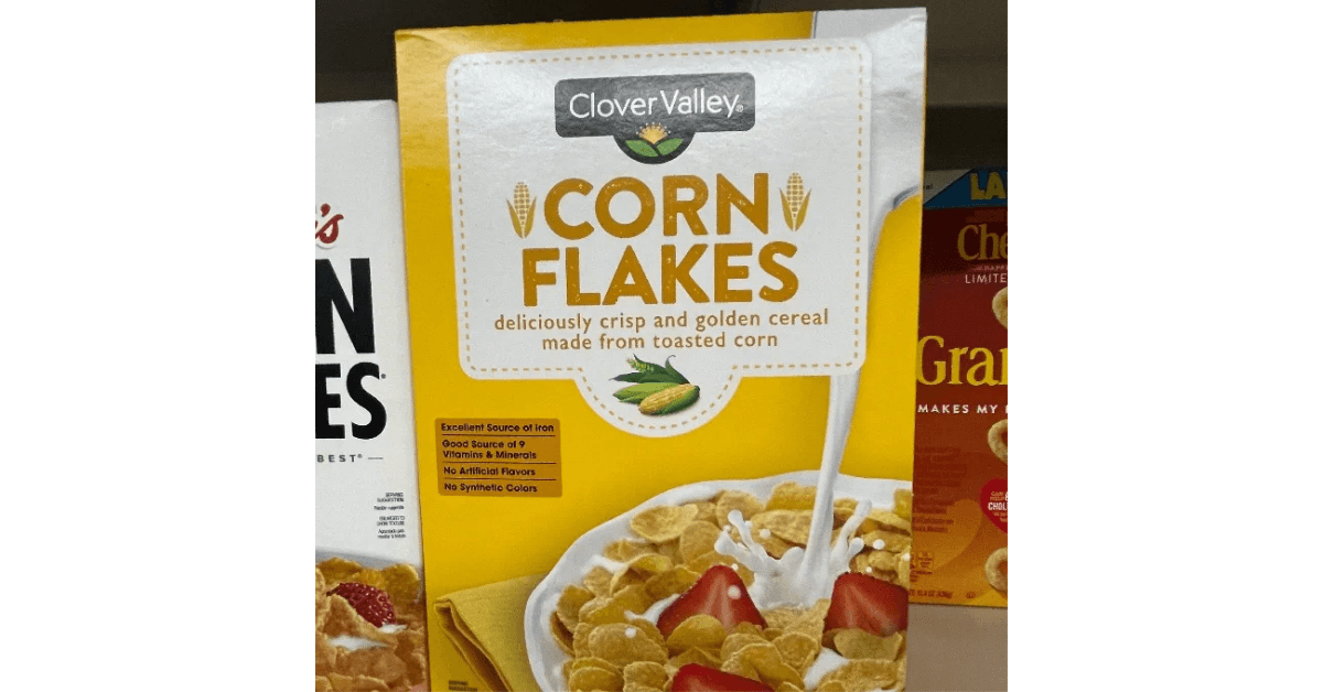 Clover Valley Corn Flakes