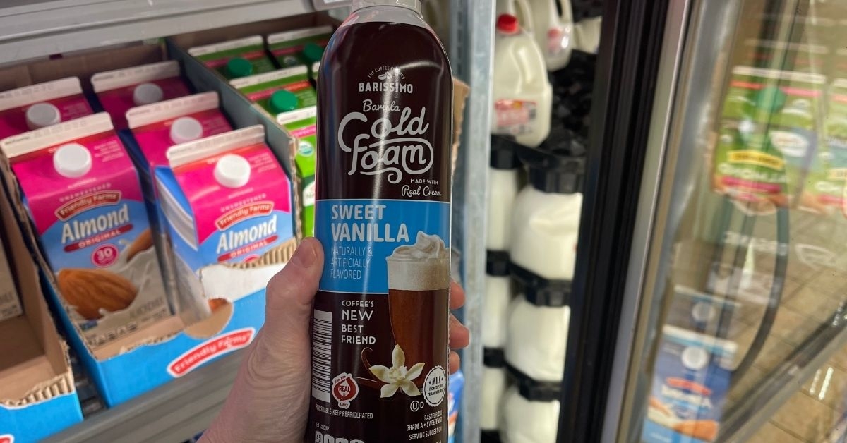 barissimo coffee sweet vanilla cold foam