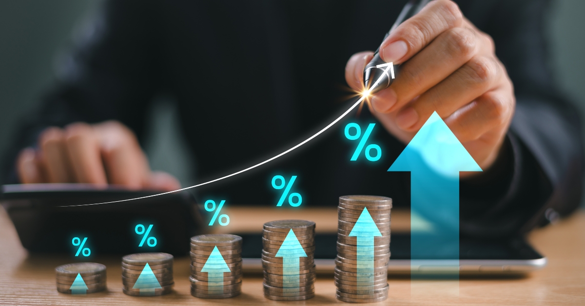 money interest rate increase concept