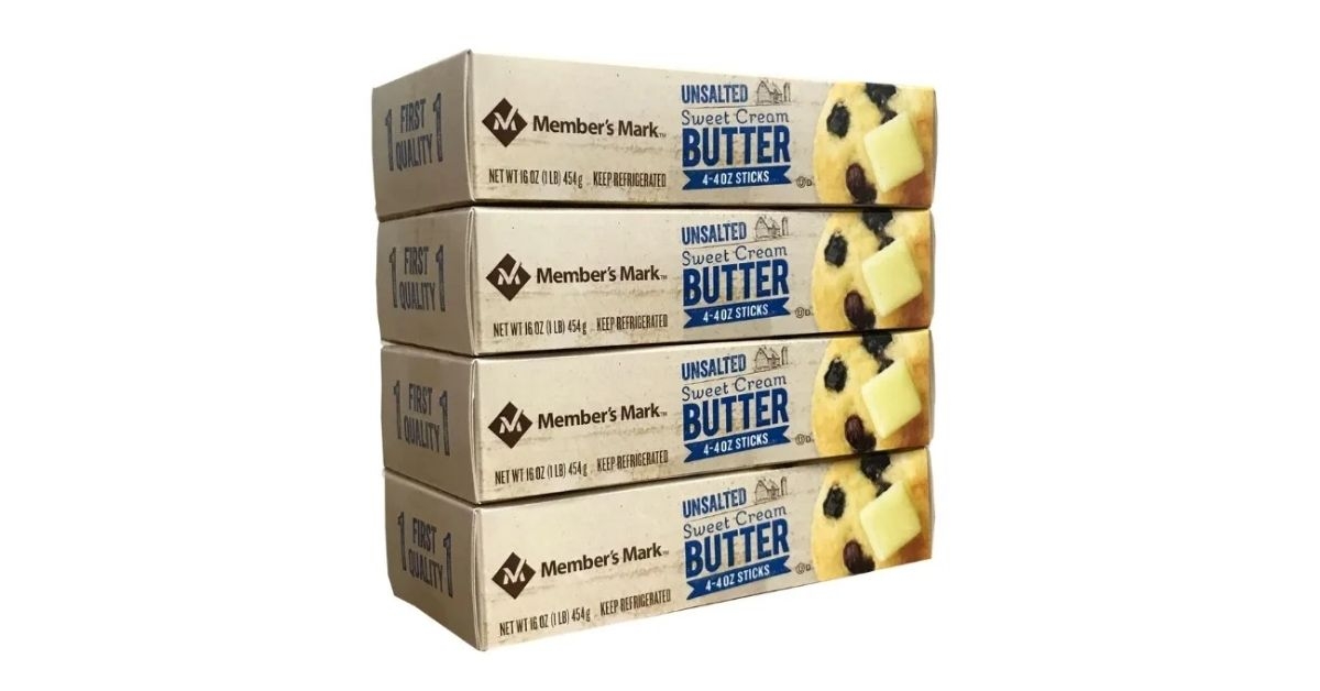 Member's Mark Unsalted Sweet Cream Butter Sticks