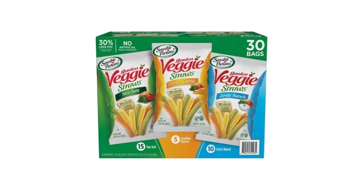 Sensible Portions Garden Veggie Straws Variety Pack