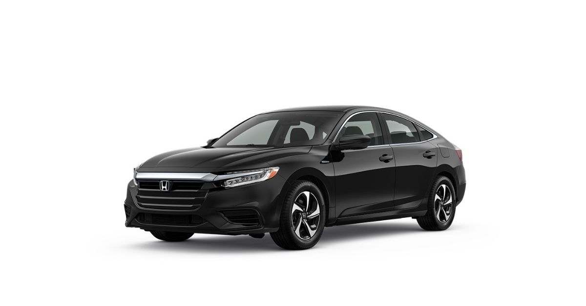 a black honda insight