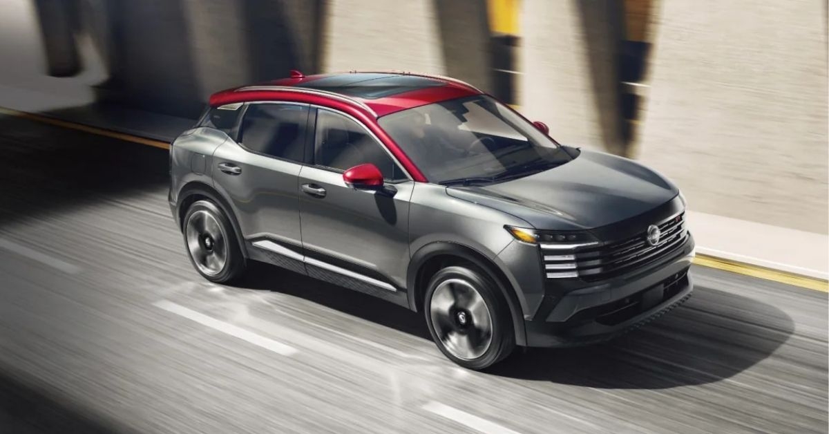 nissan kicks on the road