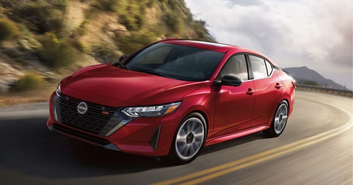 a red nissan sentra