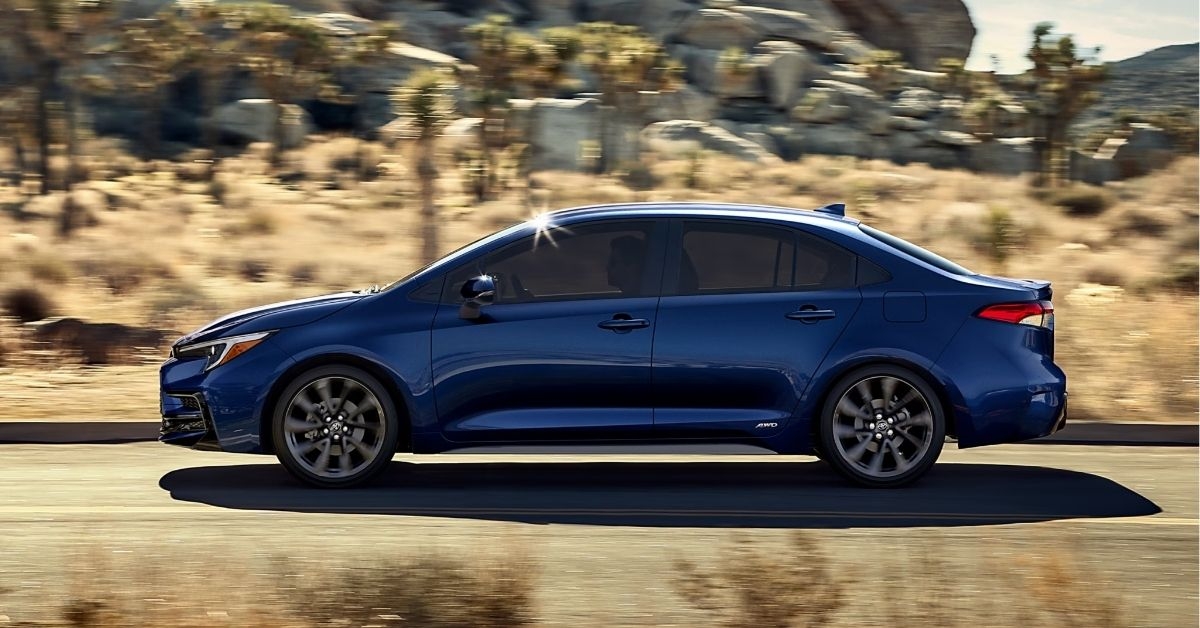 toyota corolla on the run