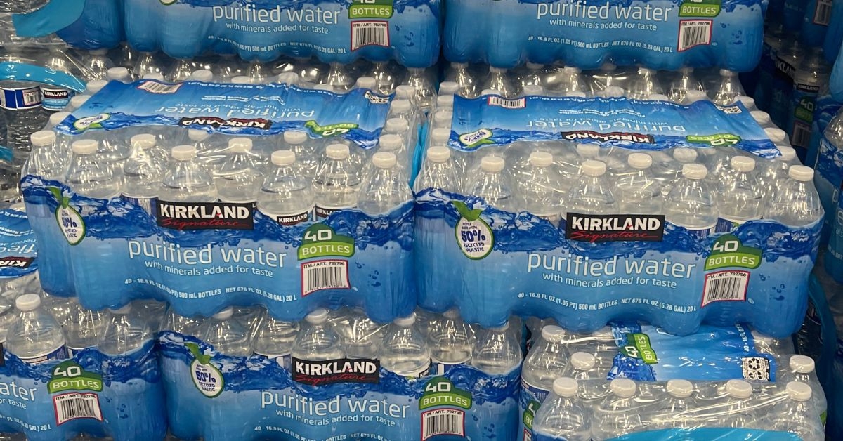 kirkland signature bottled water