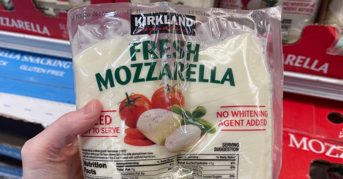 kirkland signature fresh mozzarella cheese