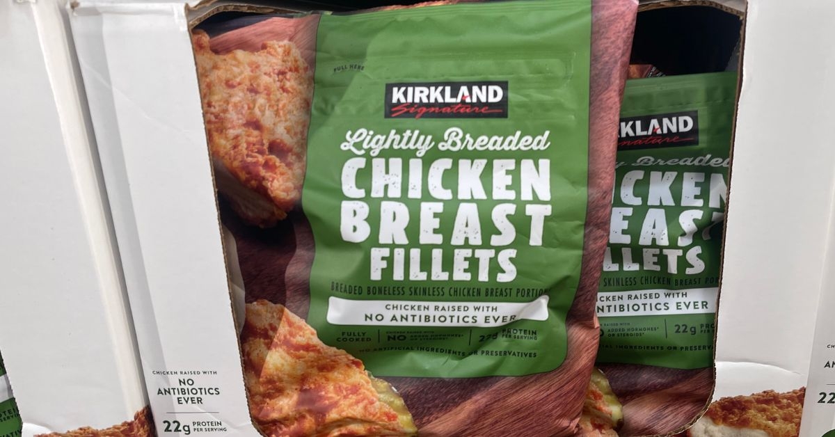 kirkland signature lightly breaded chicken breast fillets