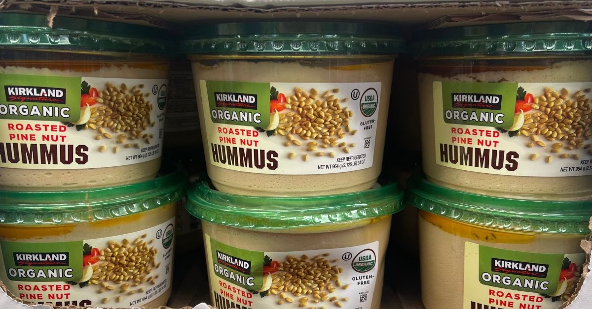 kirkland signature organic roasted pine nut hummus