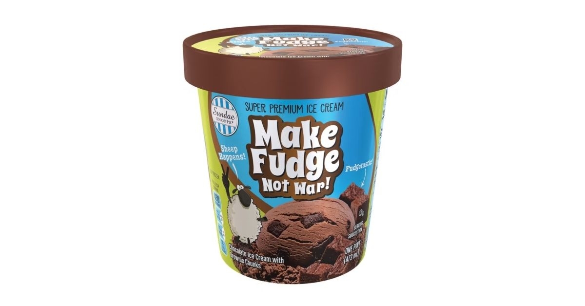 sundae shoppe make fudge not war ice cream