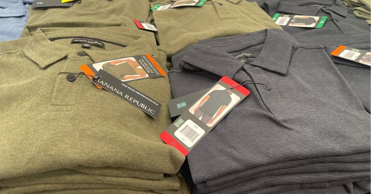 banana republic men's polo