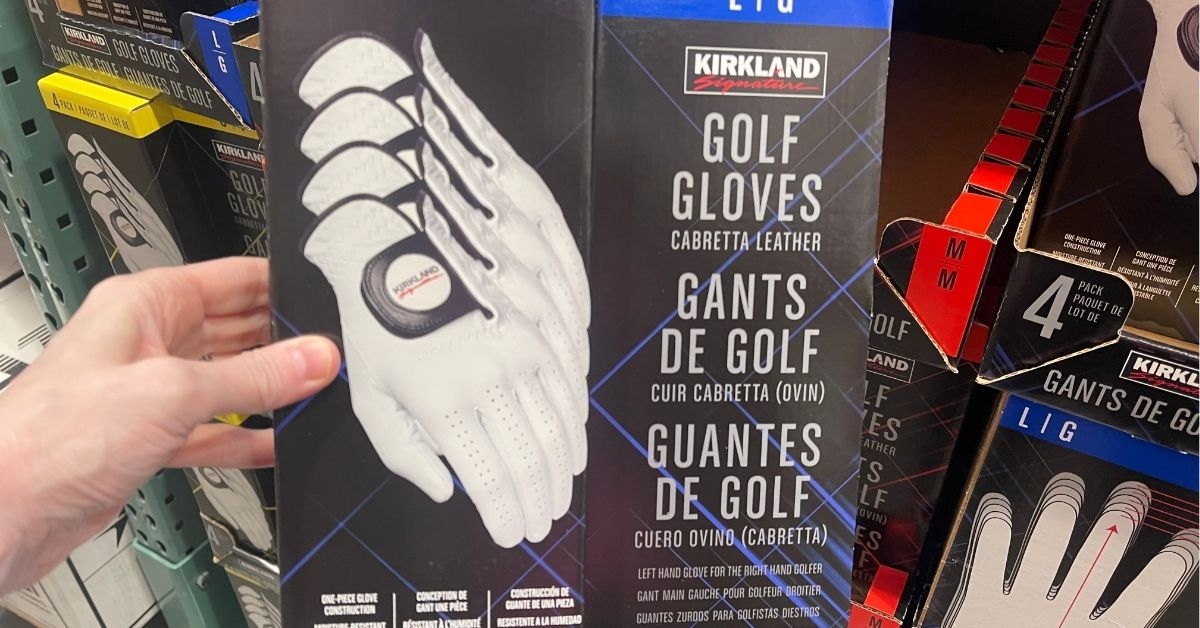 a set of golf gloves