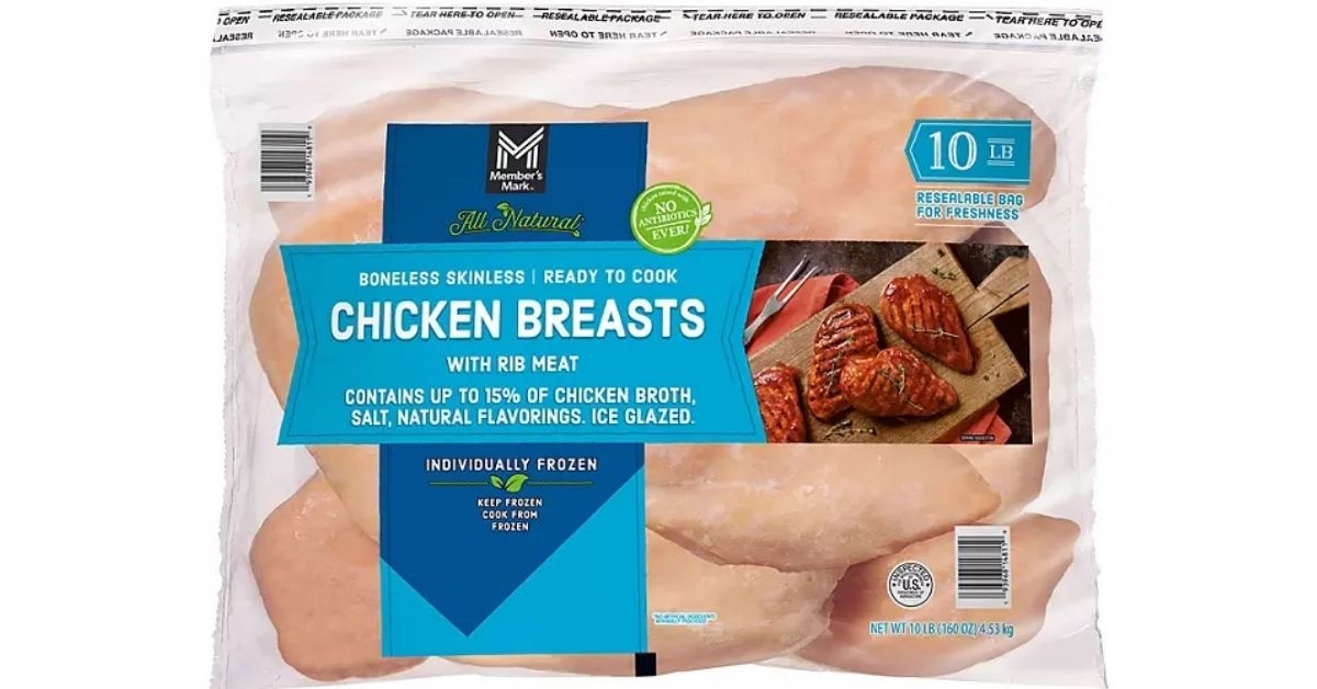 members mark boneless skinless chicken breasts