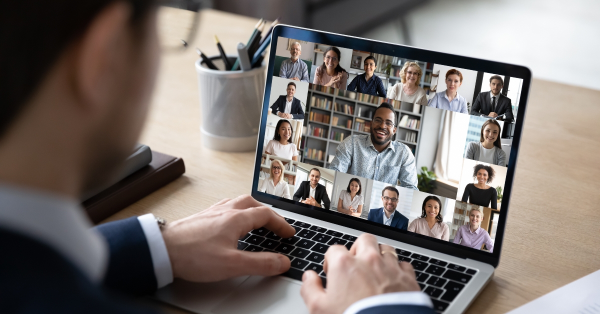 online video conference call