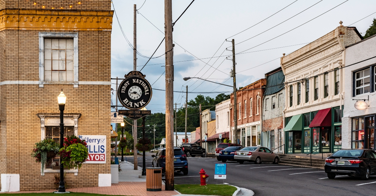 Company Street in historic Wetumpka