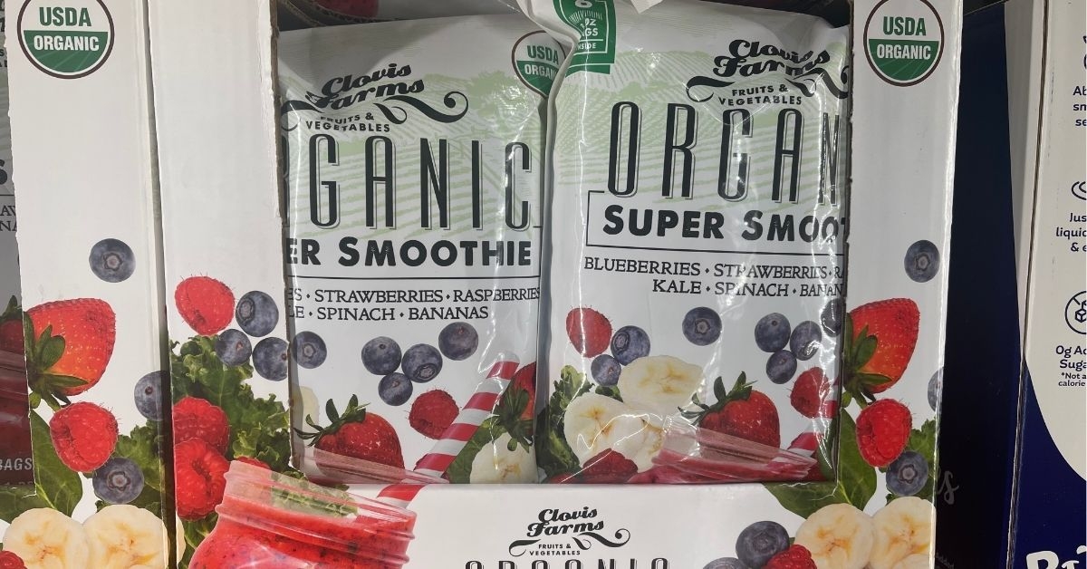 clovis farms organic super smoothie