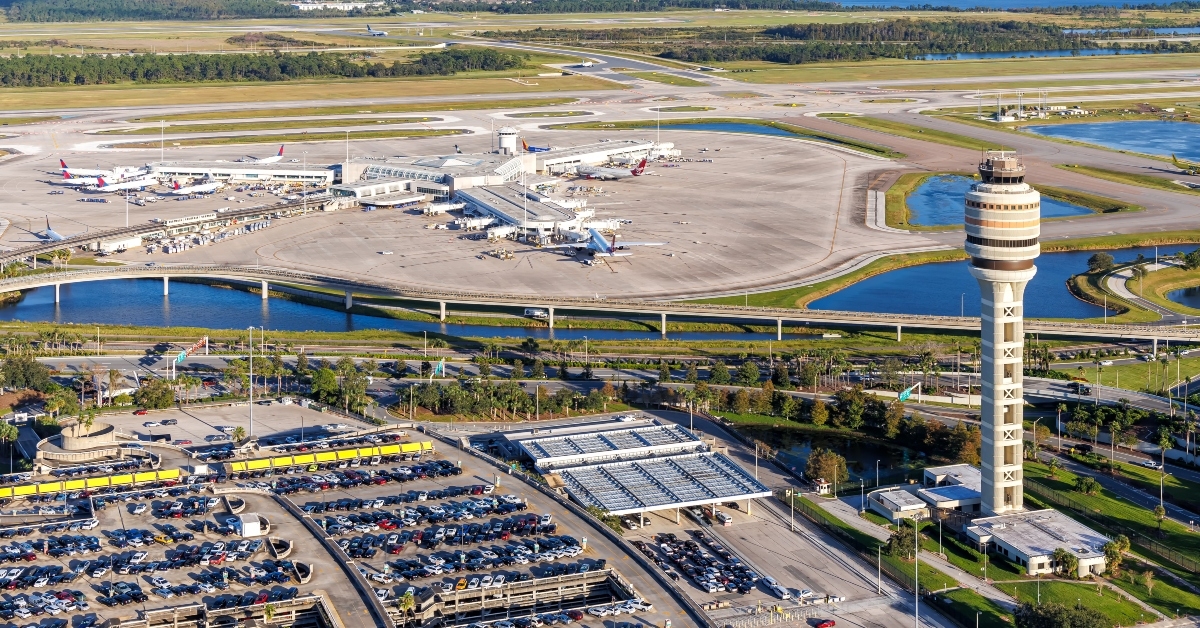 aerial view photo of orlando