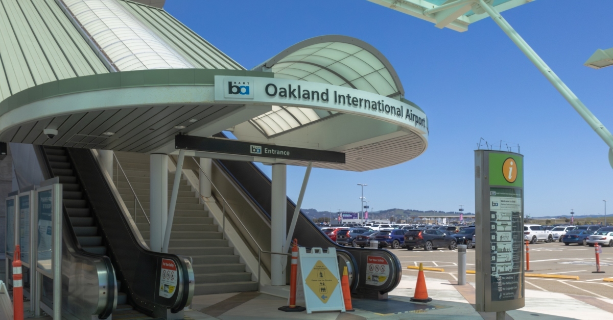 bart station provides easy airport 
