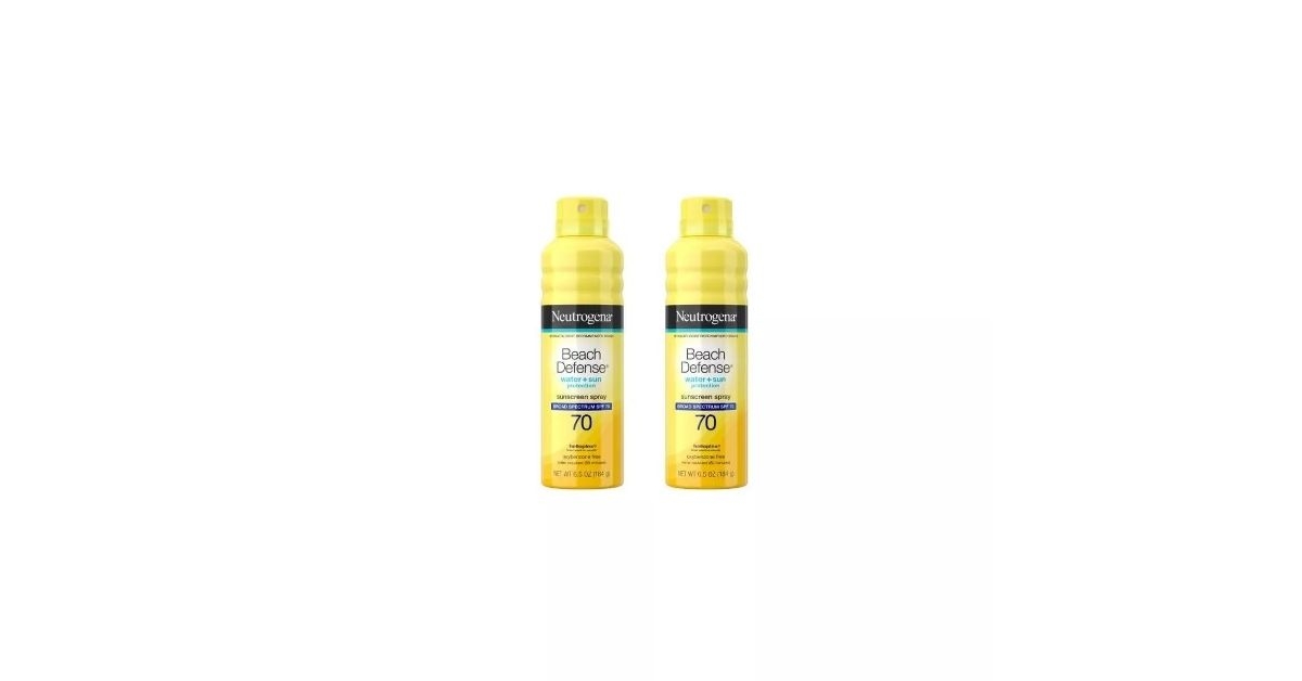 beach defense sunscreen spray